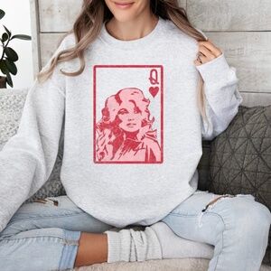 QUEEN DOLLY Parton unisex crew neck